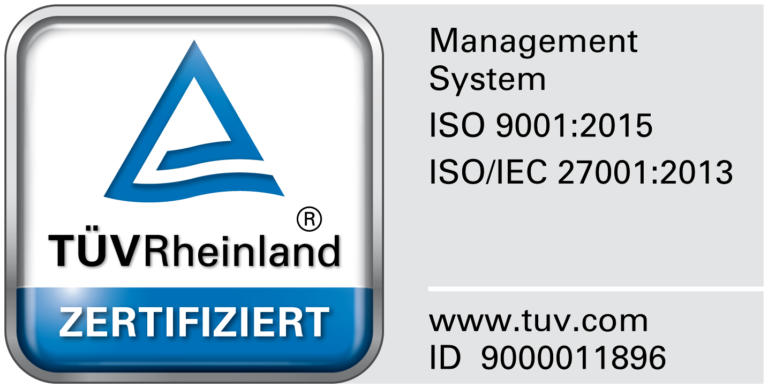 ISO 9001 & 27001 Zertifizierung